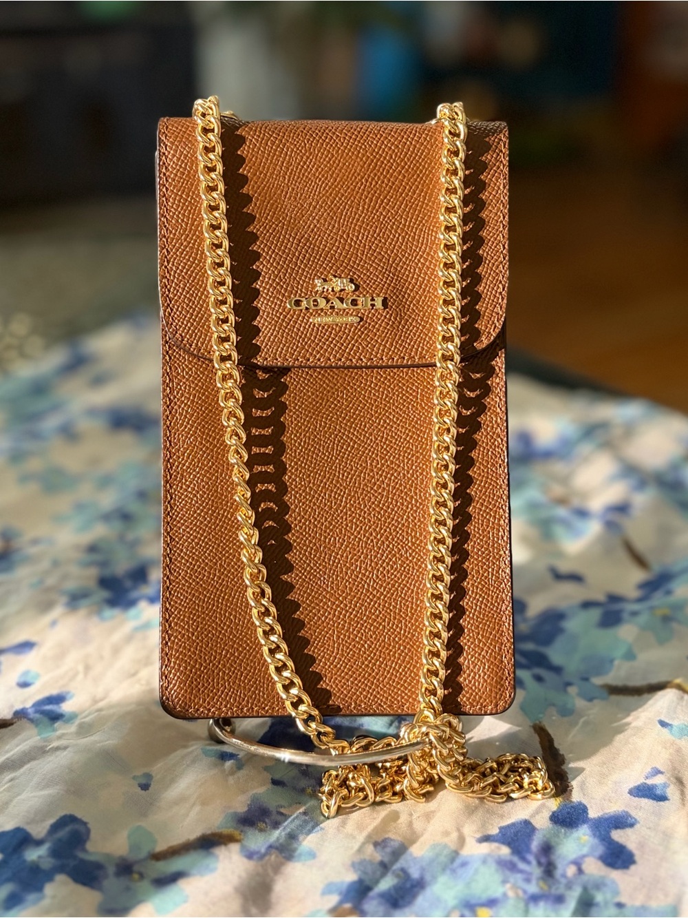 Coach North/South Phone Crossbody Bag